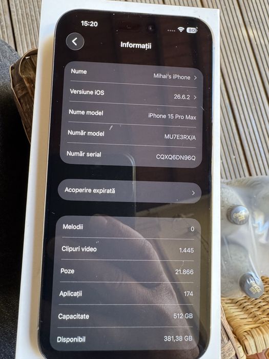 Iphone 15 Pro Max | 512 GB | Factura, Cutie
