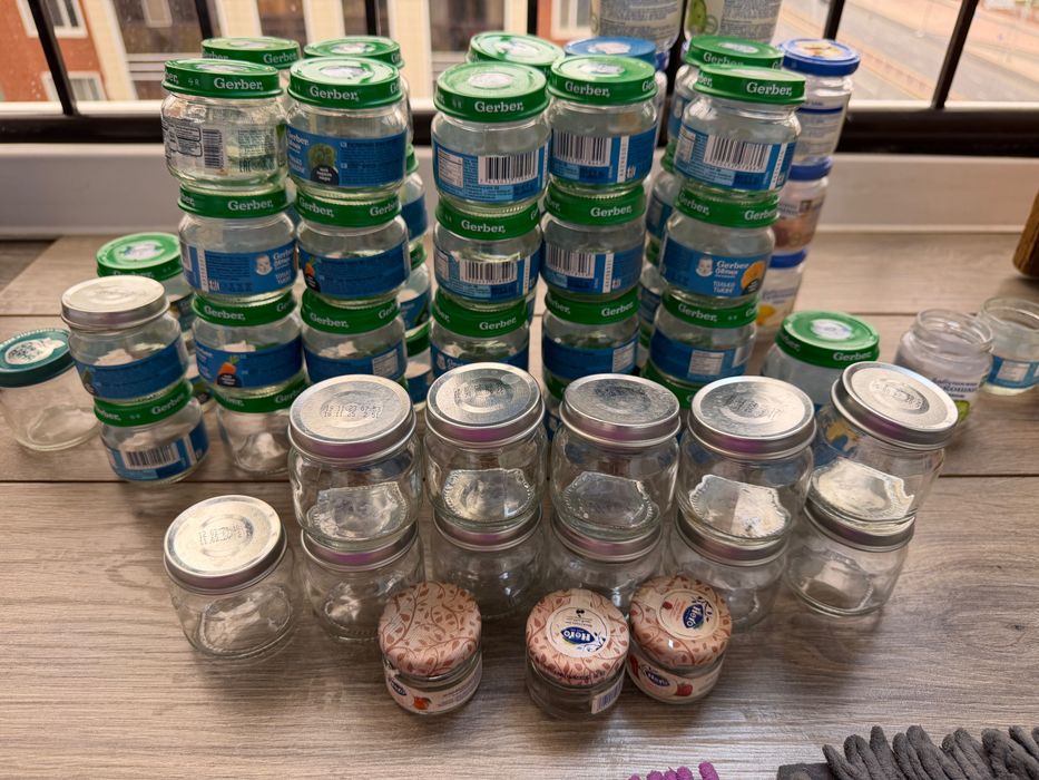 Баночки из под детского питания