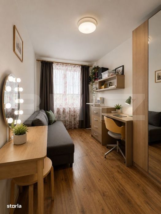 Apartament 3 camere, 54.26 mp, la cheie, zona Grigorescu