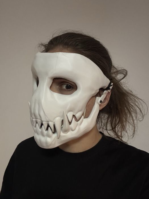 Mască printată 3D cu maxilar articulat – Halloween / Colecție