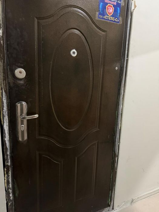 входные двери коричневый