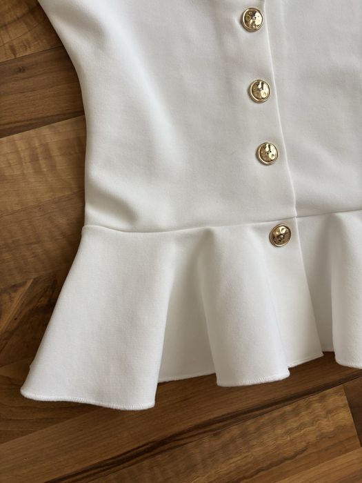Top Zara M nou cu nasturi aurii