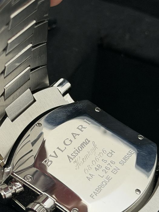 Ceas Bvlgari Assioma 24687 certificat de garantie cod unic4582