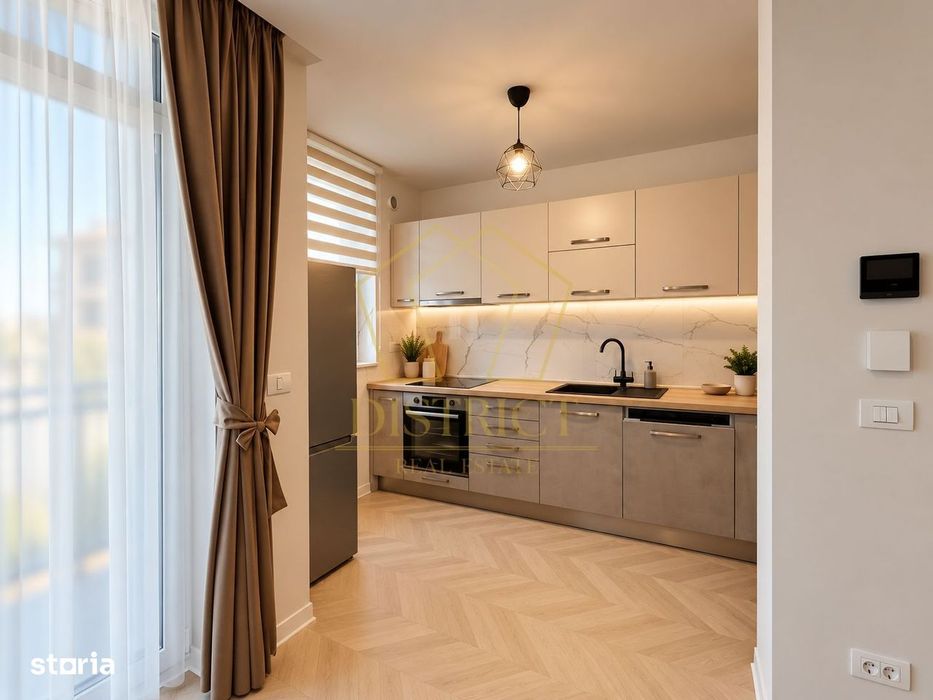 Apartament deosebit cu 2 camere / Prima închiriere bloc nou  / Zona Ar