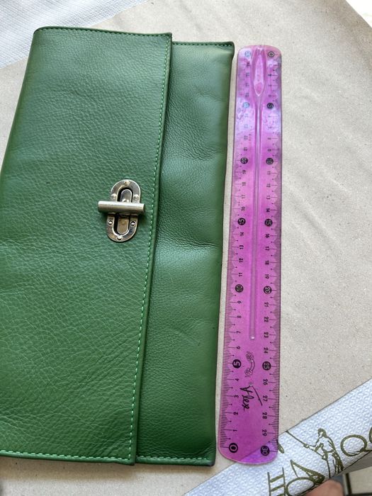 Дамски клъч от естествена кожа