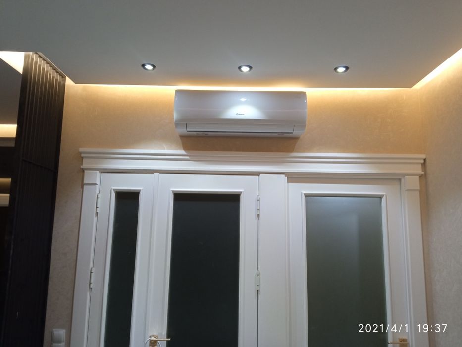 Установка кандитсионер канальный . Мульт систем.VRF