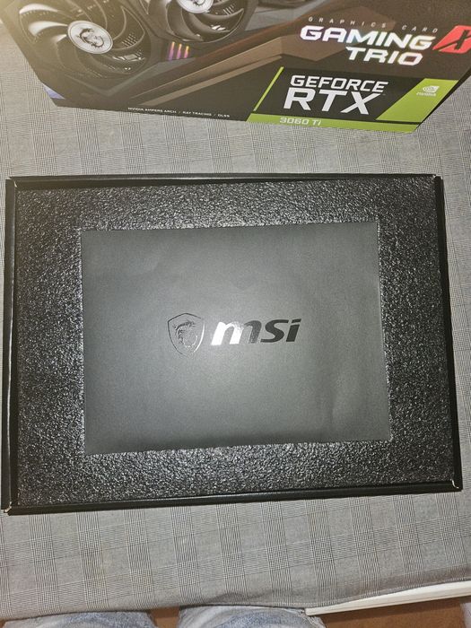 Видеокарта MSI GeForce RTX 3060Ti 8GB Gaming X  Trio пълен комплект