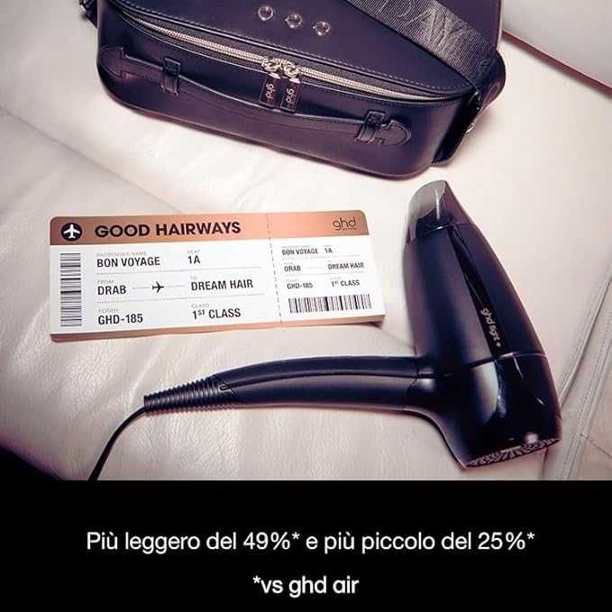 Преносим сешоар за пътуване Ghd Fligth+ Travel Dryer с луксозен куфар