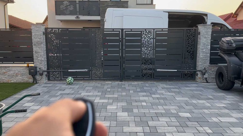 Automatizare poarta batanta culisanta sina Motorline montaj Bihor