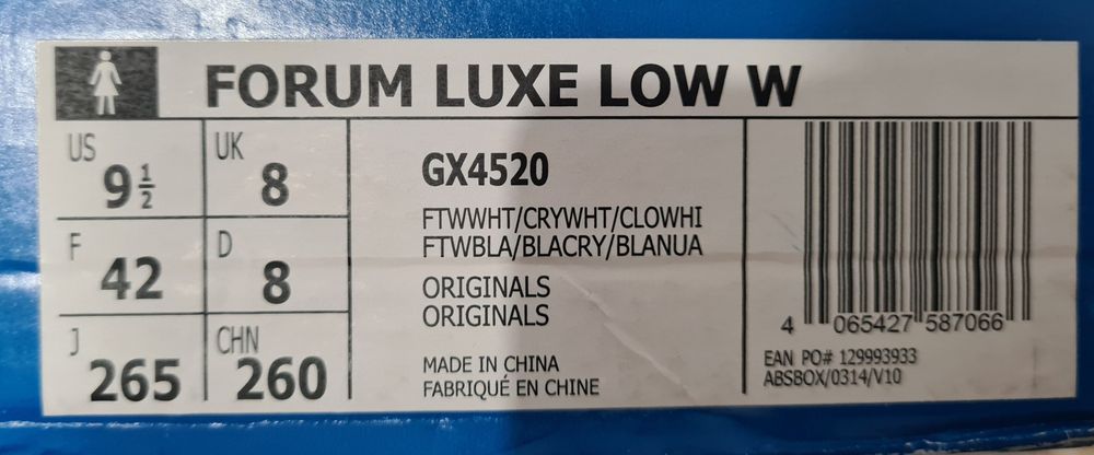 Adidas forum luxe low w