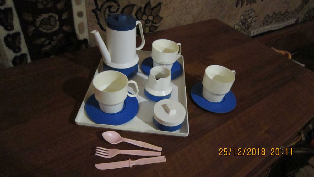 Игрушки СССР Посудка детская.