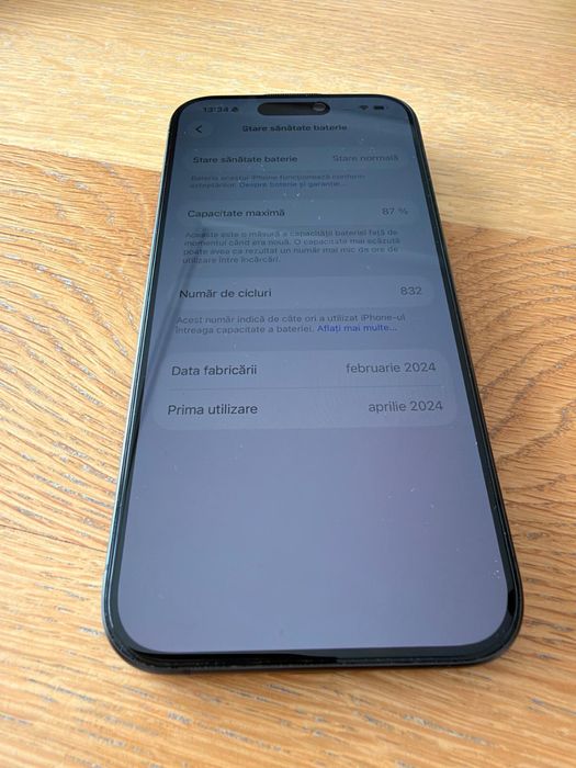 Iphone 15 PRO Negru 256 GB