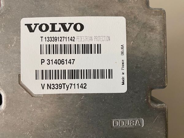 Calculator airbag Volvo V40 31406147
