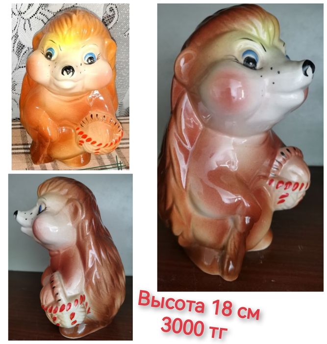 Ёжики. Фигурки полистоун, гипс