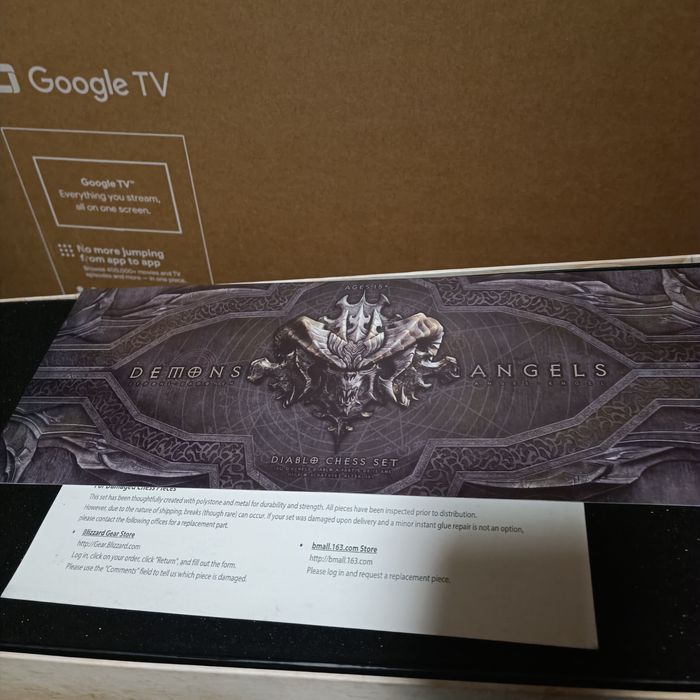 Set Șah Diablo III BlizzCon 2014 – Ediție Limitată de Colecție (Doar 800 în lume!)