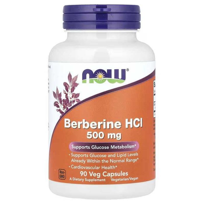 NOW Foods Berberine HCl Берберин гидрохлорид Berberin Берберин