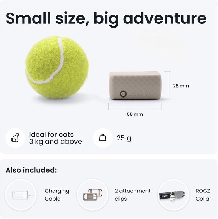 Tractive Smart Cat Tracker Mini | GPS pentru pisici numărul 1