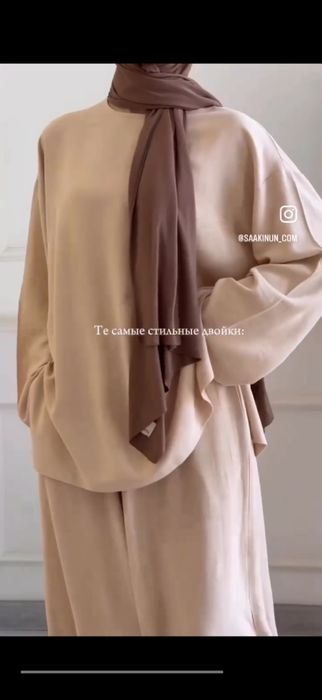 Женская двойка из льна