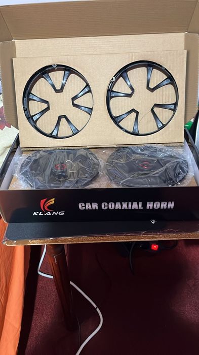 Sistem Audio Auto SAL – Subwoofer Activ + 2 Boxe KLANS Noi