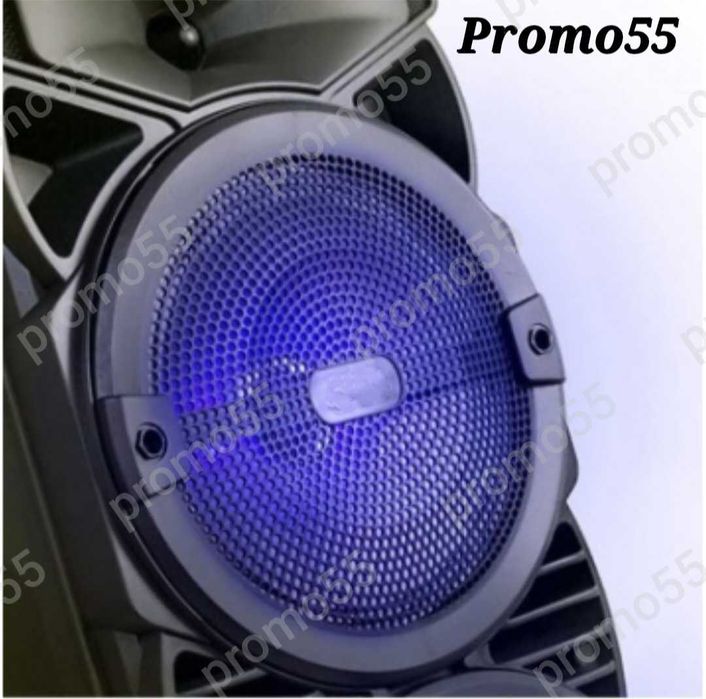 ПРОМО! Голяма Караоке Колона 60см. 16 инча Тонколона Микрофон и Блутут