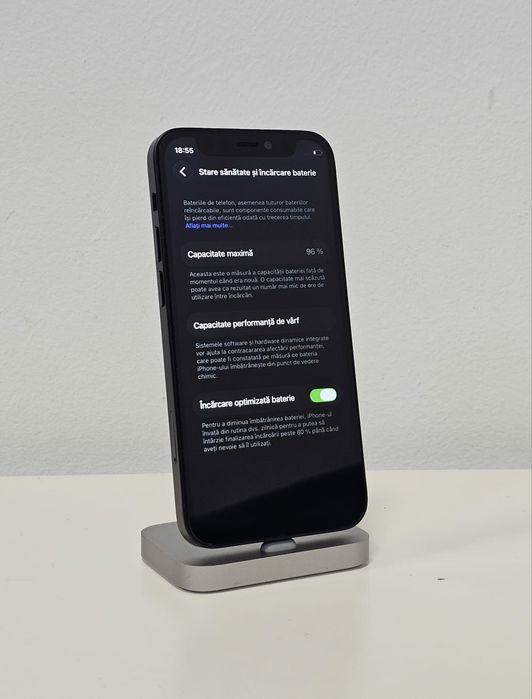 iPhone 12 Mini 256GB Negru/Black 5G | Impecabil, Baterie 96%