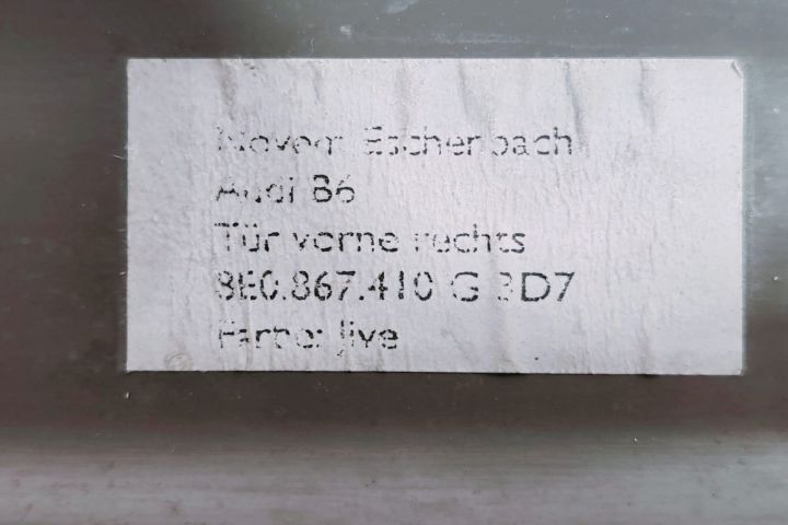 Trim usa dreapta fata 8E0867410 Audi A4 B7