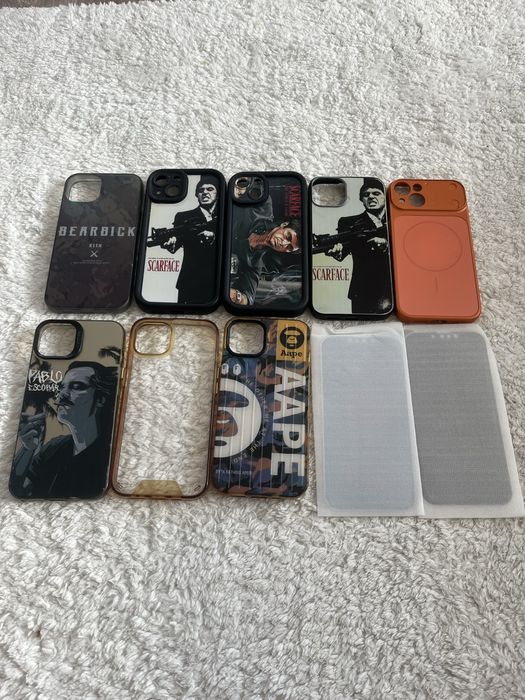 Кейсове за iphone 16 pro max,13,12 scarface pablo escobar bape joker