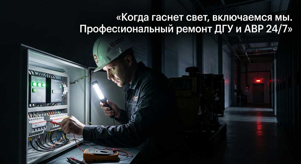 Ремонт дизельных генераторов ДГУ, АДГ, ДЭС
