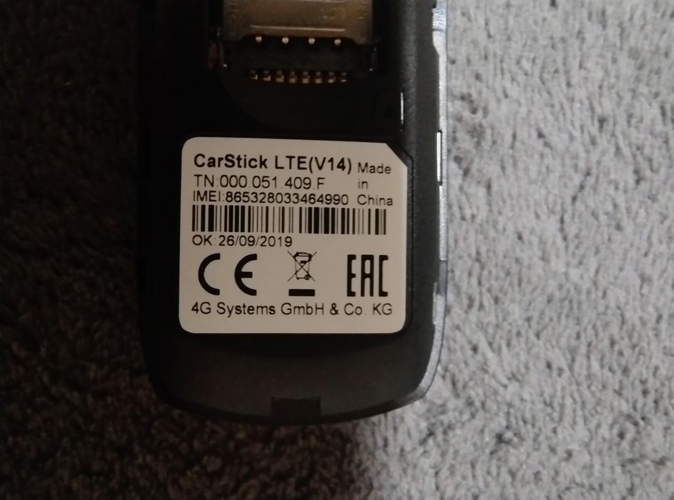 Carstick Skoda LTE