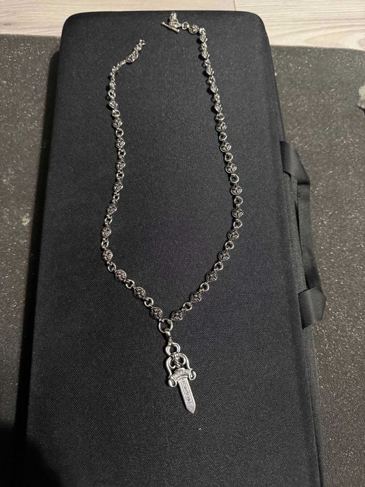 Chrome Hearts Dagger Pendant Chain 60cm