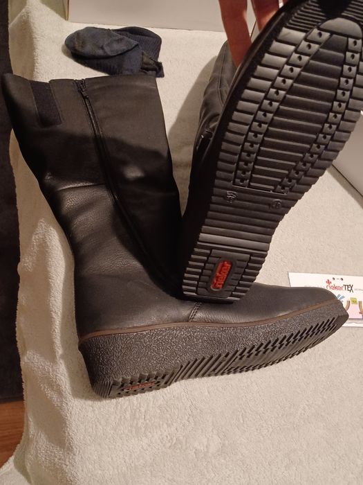Cizme piele damă Rieker