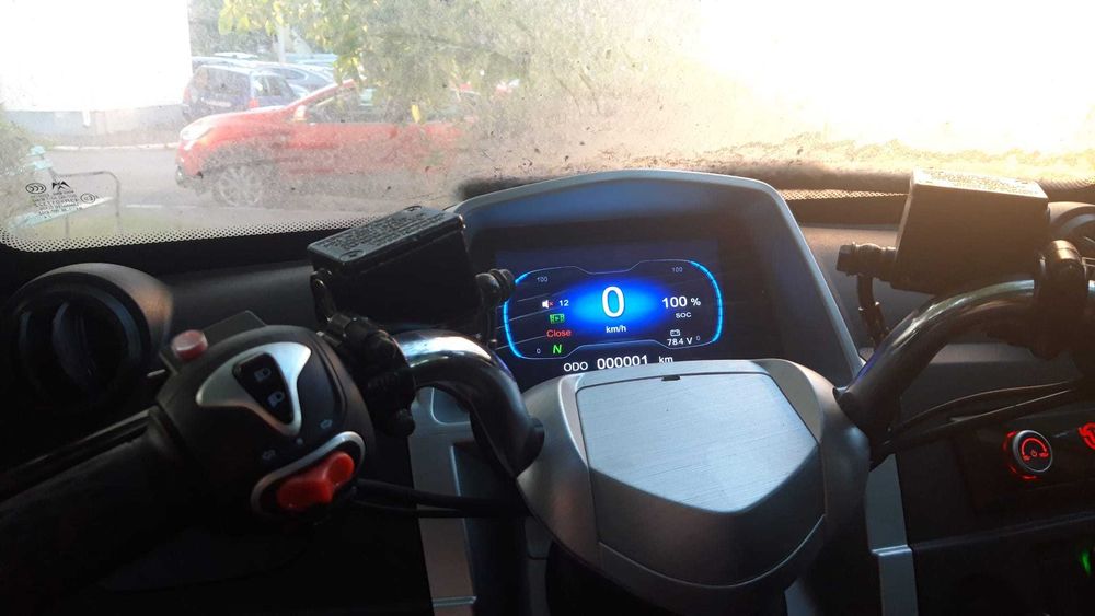 Mașină electrică cu 3 roți RDB T-414, 1200W, 72V 58Ah, 80 km, 25 km/h, 2 locuri