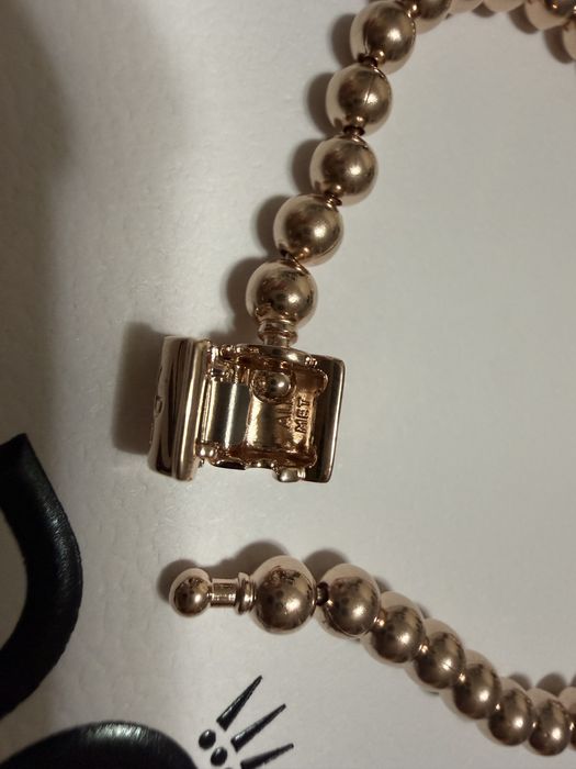 Чисто нова гривна Pandora Любими моменти розово злато 19см