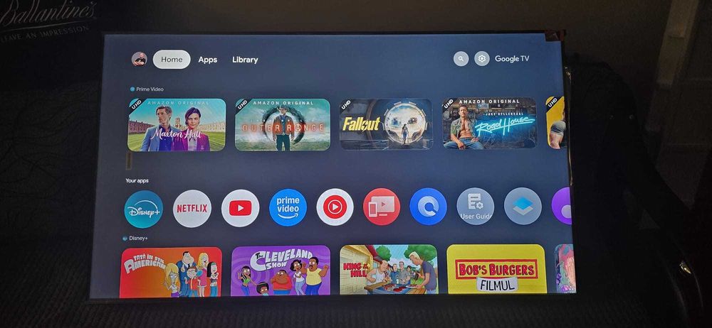 Televizor QLED TCL 139 cm 55T8B, 4K, 144hz, WiFi, CI+