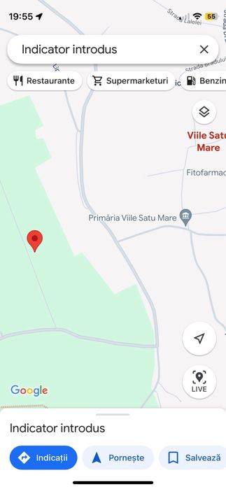 Parcele teren intravilan 5,5 ari (Viile Satu Mare)