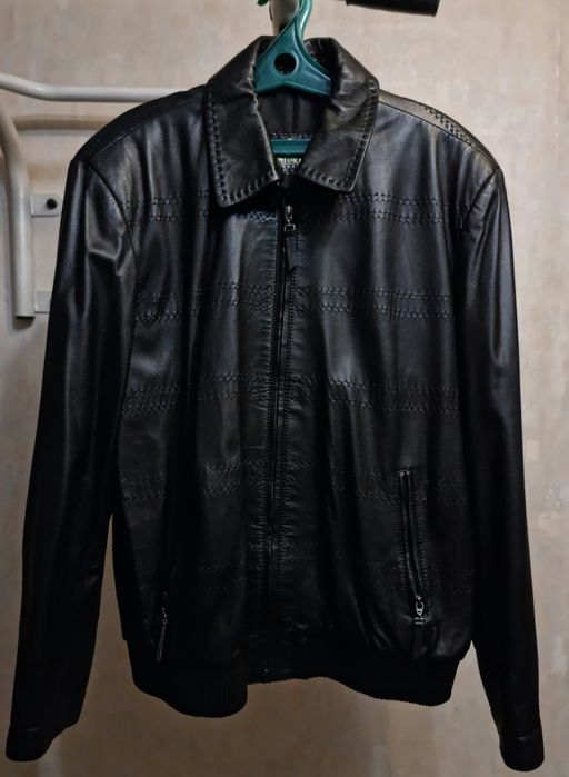 Куртка кожаная размер 54-56