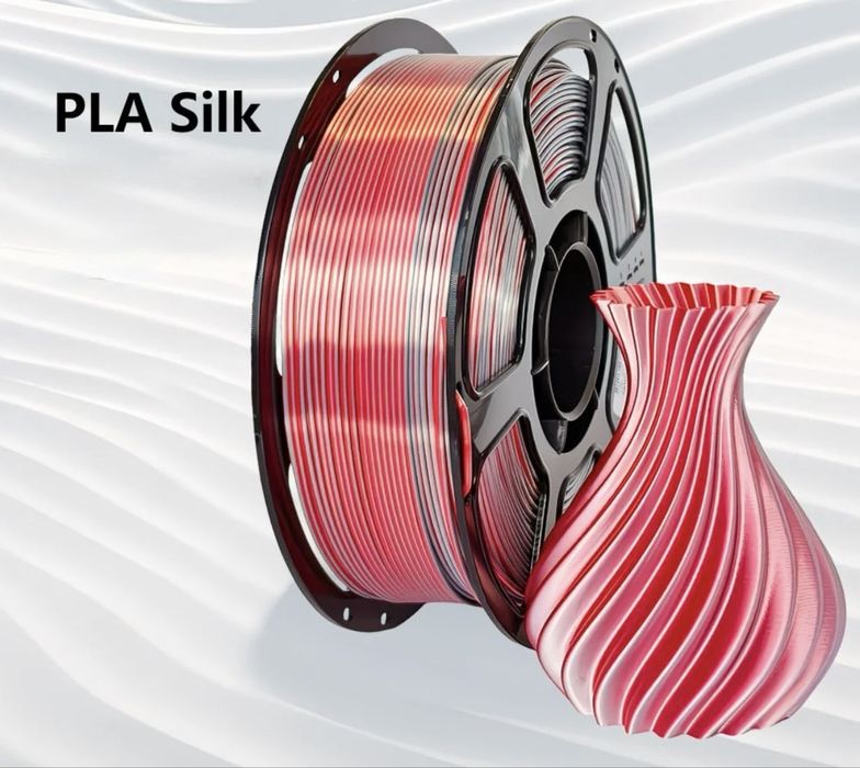 PLA SILK филамент пластик для 3д принтера