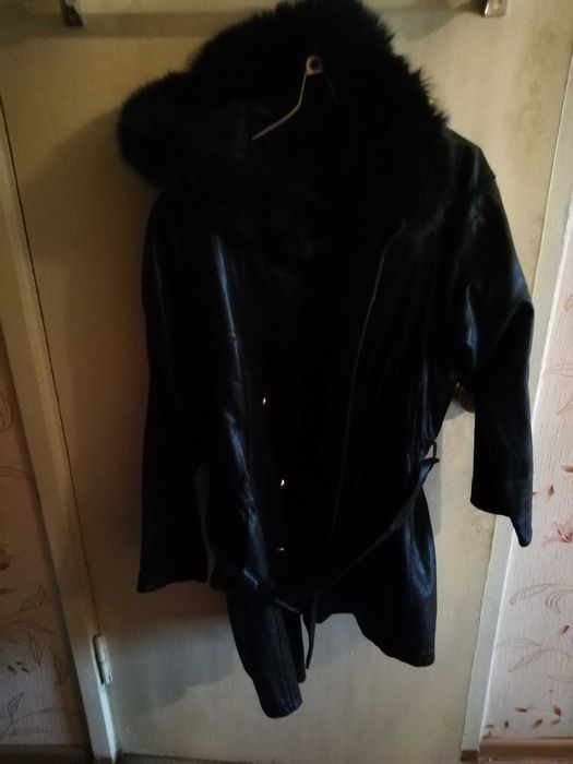 Укороченный плащ с башлыком без подклада