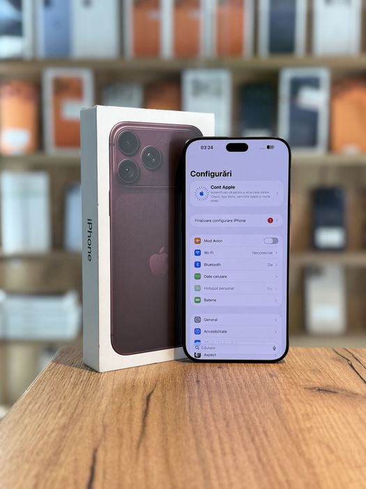 iPhone 18 Pro Max 256Gb Burgundy/Baterie100%/Garantie  12 luni @atsgsm.ro