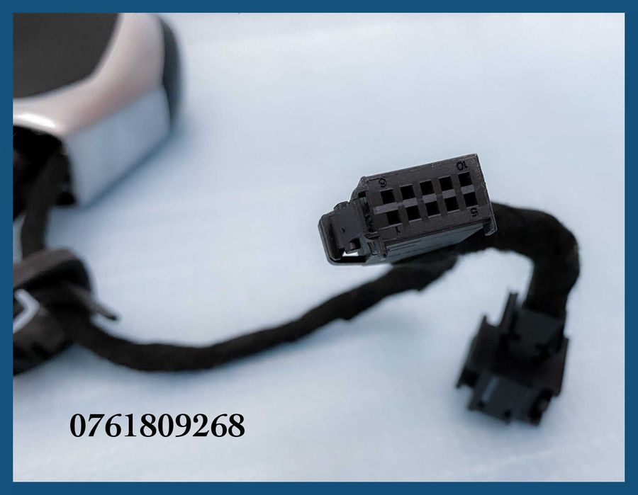 Nuca schimbator piele DSG iluminata LED VW Golf 5 6 7 Jetta Eos Scirocco Passat B6 B7 B8 CC Polo Tiguan Touareg Touran Caddy Amarok / Skoda / Seat