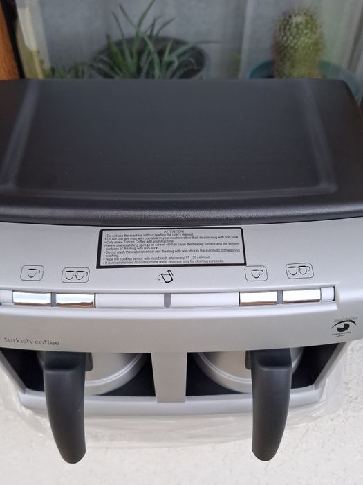 „Aparat cafea turcească Beko Keyf BKK 2113 P, nou în cutie, 2 ibricuri, CookSense”