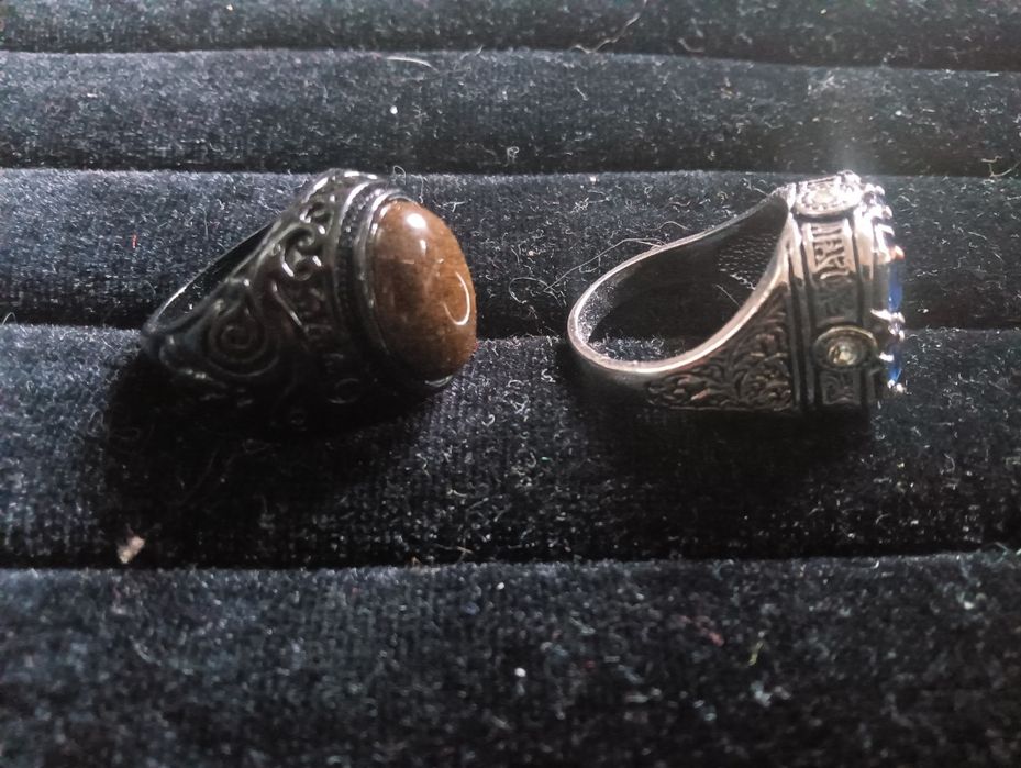 Перстни мельхиоровые винтаж.