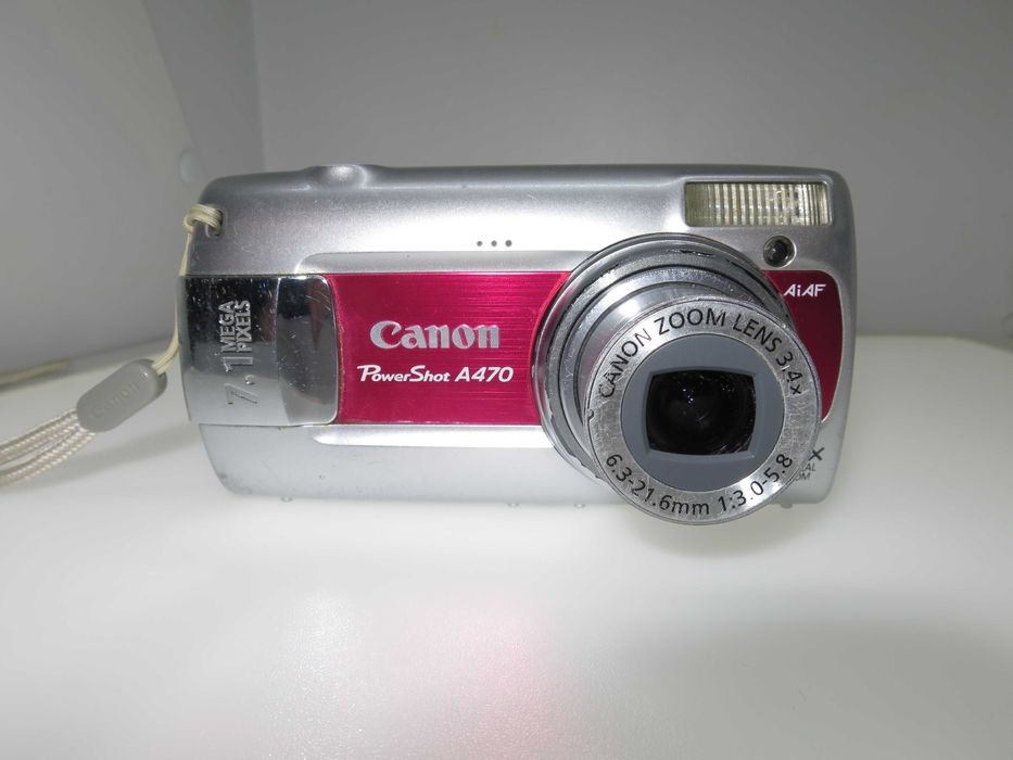 Фотоапарат Canon PowerShot A470 розов ретро цифрова камера снима супер