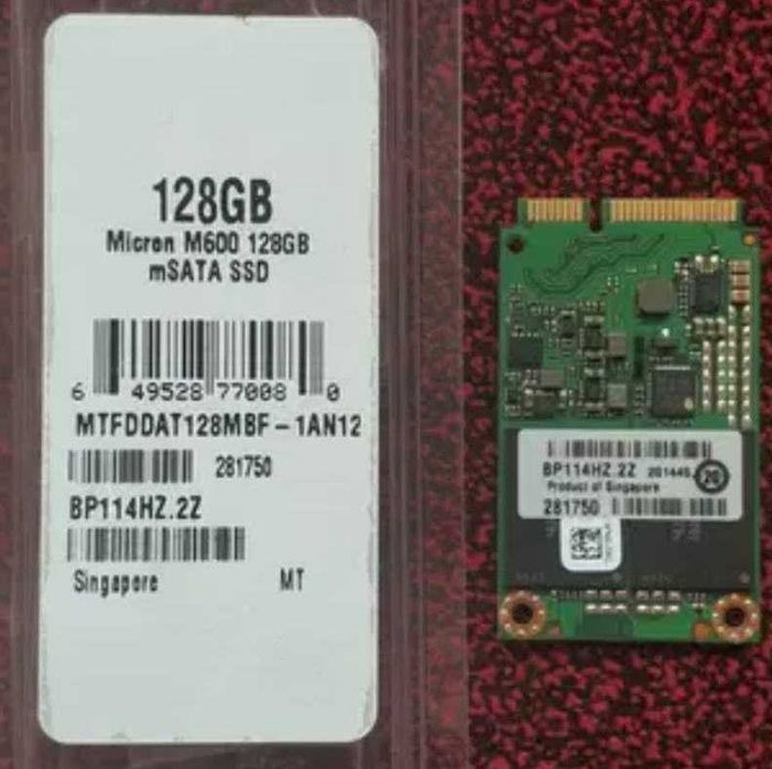 SSD Micron M600 mSATA 128GB SATA
