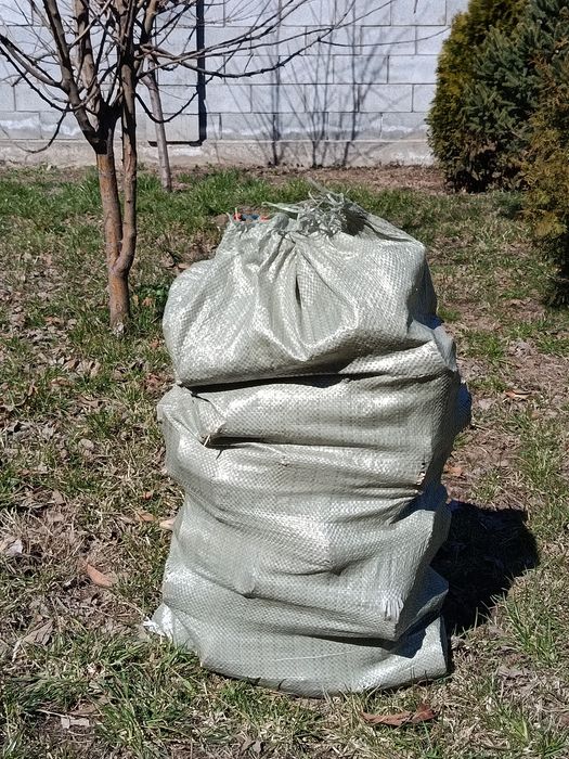 Дрова мешками, связками