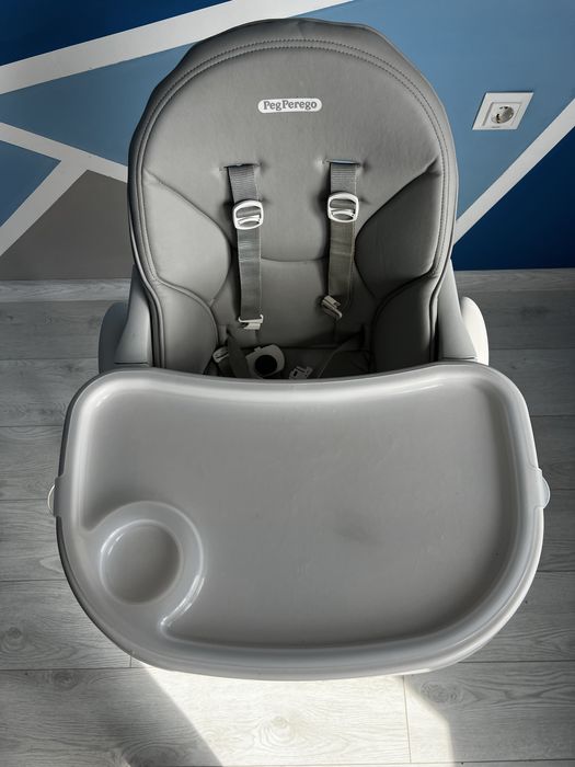 Peg Perego Детско Столче за хранене-шезлонг Prima Pappa Follow Me Ice