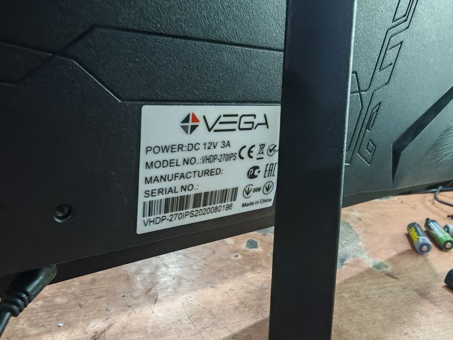 Монитор 27" vega
