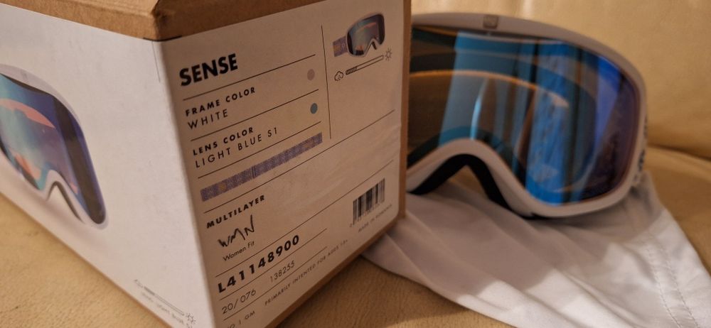 Ochelari ski / snowboard Salomon Sense albi