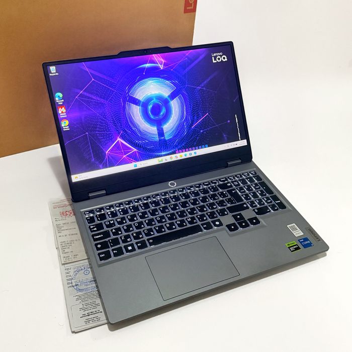 Lenovo LOQ 15 Gen 9/144Hz/i5-12450HX/RTX 3050 6GB/16GB DDR5/512TB NVMe/Гаранция
