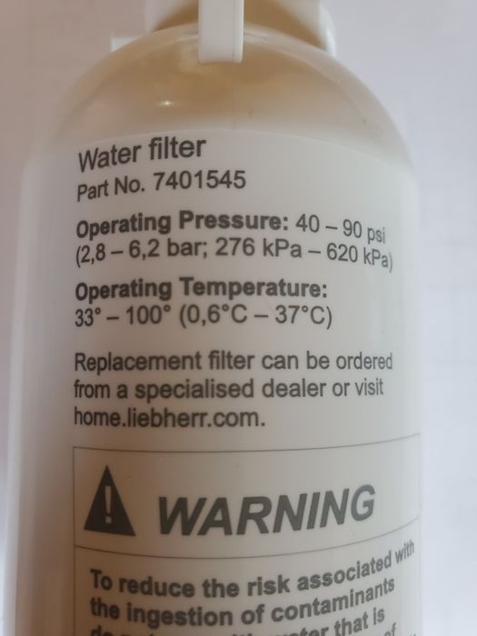 LIEBHERR филтър за вода за хладилник